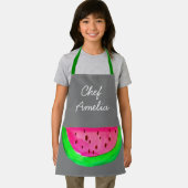 ジュニアシェフスイカカラフル子供 エプロン (インサイチュ)