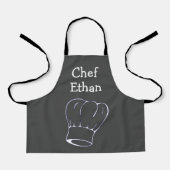 ジュニアシェフボーイズグルメキッズ エプロン (正面)