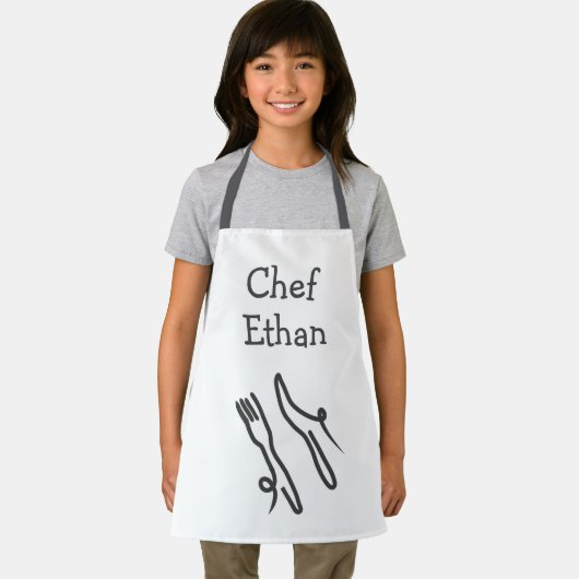 ジュニアシェフボーイズグルメキッズ エプロン (インサイチュ)