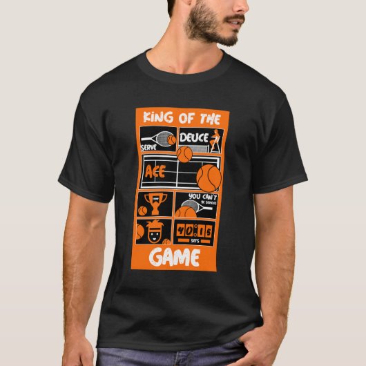 ジュニアテニス選手のTシャツ Tシャツ (正面)