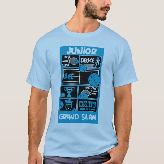 ジュニアテニス選手のTシャツ Tシャツ (正面)