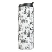 ジュニアハンドラドッグショーブラックトイル タンブラー (回転左)