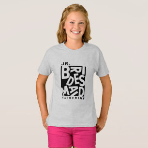 ジュニアブライズメイド ウェディングパーティー Tシャツ