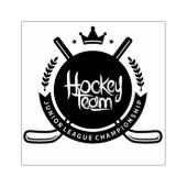 ジュニアリーグ選手権ホッケーチーム ラバースタンプ (インプリント)