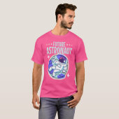 ジュニア宇宙飛行士科学キッズ宇宙の未来A Tシャツ (正面フル)