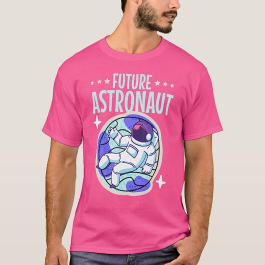 ジュニア宇宙飛行士科学キッズ宇宙の未来A Tシャツ (正面)