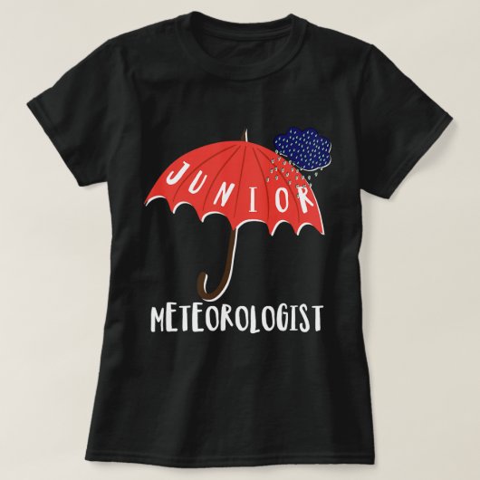 ジュニア気象学者Tシャツ Tシャツ (デザイン正面)