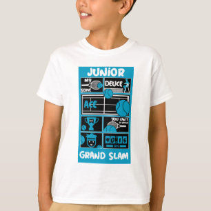ジュニア男子テニスプレーヤー Tシャツ