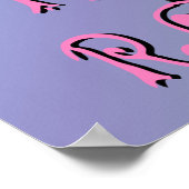 ジュニア高岩 – ハート花ポスター ポスター (角)