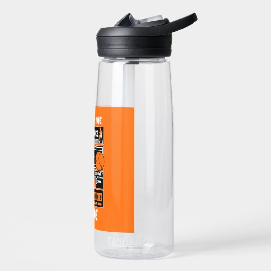 ジュニア10代のテニス選手 ウォーターボトル (左面)