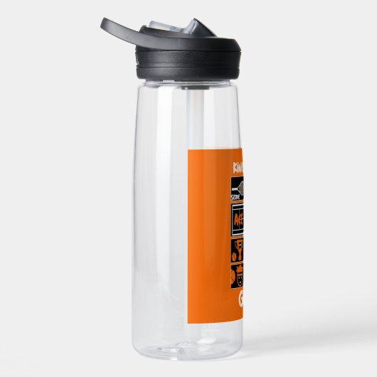 ジュニア10代のテニス選手 ウォーターボトル (右面)