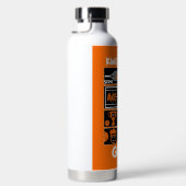 ジュニア10代のテニス選手Tシャツ ウォーターボトル (右面)