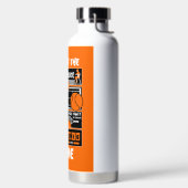 ジュニア10代のテニス選手Tシャツ ウォーターボトル (左面)