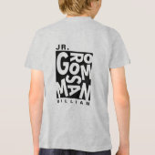 ジュニア グルームズマン ウェディングパーティー トライブレンドＴシャツ (裏面)