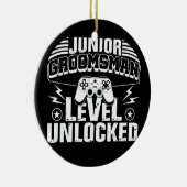 ジュニア・グロムスマン・ゲーム・ビデオ・ゲーマー結婚ズ セラミックオーナメント (右)