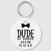 ジュニア・グロムスマン・ド・オブ・オナー結婚ズ・キーチェーン キーホルダー (正面)