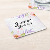 ジュニア・ジュエリー スクエアペーパーコースター (アングル)