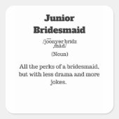 ジュニア・ブライドメイド定義 スクエアシール (正面)