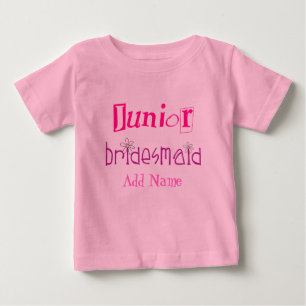 ジュニア・ブライドメイドTシャツ ベビーTシャツ