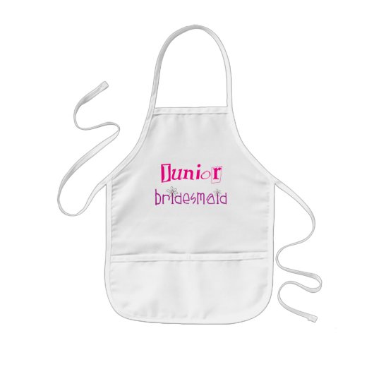 ジュニア・ブライド・メイド 子供用エプロン (正面)