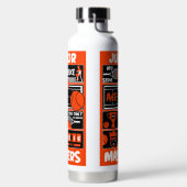 ジュニア・ボーイズ・テニス選手 ウォーターボトル (左面)