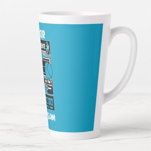 ジュニア・ボーイズ・テニス選手 カフェラテマグ (右)