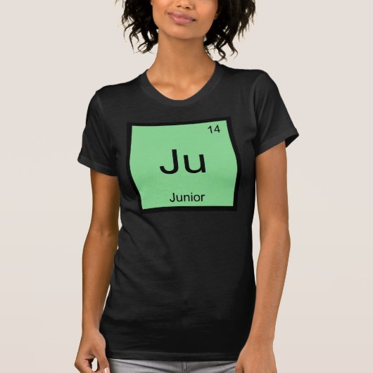 ジュニア 名前 化学 元素 周期表 Tシャツ (正面)