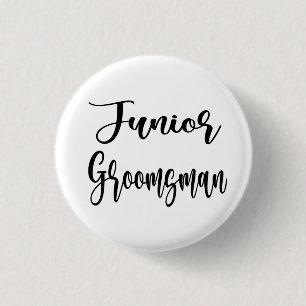 ジュニア groom's ウェディングボタン 缶バッジ