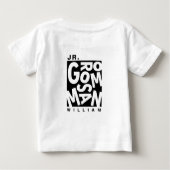 ジュニアJr.グロムスマン、結婚披露宴 ベビーTシャツ (裏面)