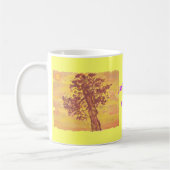 ジュニパーの木の夕日 コーヒーマグカップ (左)
