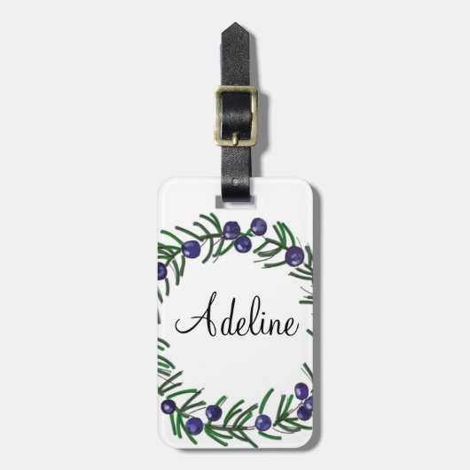 ジュニパーバッグラベル ラゲッジタグ (正面縦)