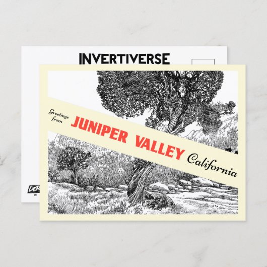 ジュニパーバレーギフトショップポストカード ポストカード (正面/裏面)