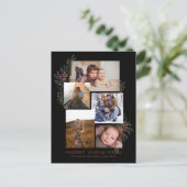 ジュニパーフォトコラージュブラック シーズンポストカード (スタンド正面)