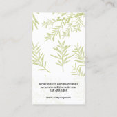 ジュニパーブランチ 名刺 (裏面)