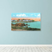 ジュニパーポイントとサレムのSalem Willowsビュー キャンバスプリント (インサイチュ (ウッドフロア))