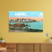 ジュニパーポイントとサレムのSalem Willowsビュー キャンバスプリント (インサイチュ (リビング))