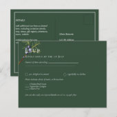 ジュニパー結婚グリーン ポストカード (正面/裏面)