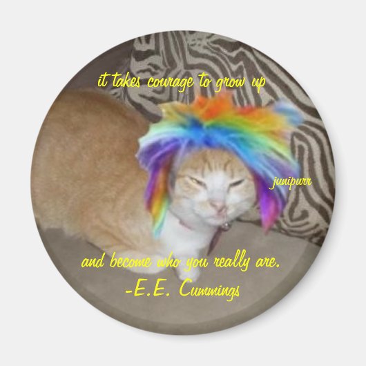 ジュニピューリ勇気キーチェーン マグネット (正面)