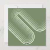 ジュニモダンパーミニマルのの陰ストライプ点 – 写真 シーズンカード (裏面)