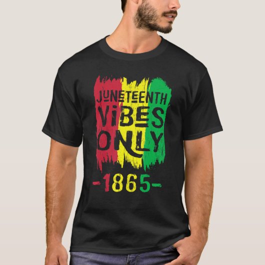 ジュニーティーンの雰囲気だけ 1865 黒人女性 男性 子ども 20 Tシャツ (正面)