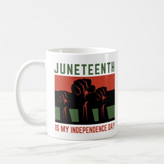 ジュニーティーンは私の独立記念日 コーヒーマグカップ (左)