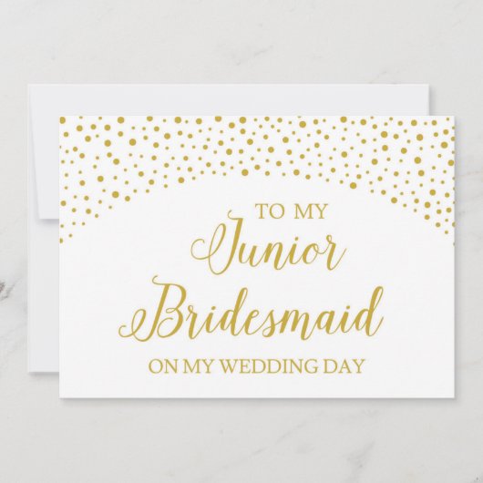 ジュニ結婚ア·ブリデシードのサンキューカード 招待状 (正面)