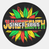 ジュネウチヒマワリ1865アフリカ鍵 ラウンドシール (正面)