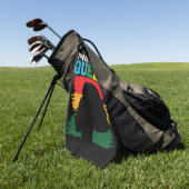 ジュネクィーンブラックアフロメラニンガール ゴルフタオル (グリーン)