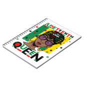 ジュネクィーンメラニンシスタブラックガール魔法 ノートブック (左側)