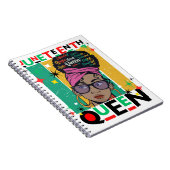 ジュネクィーンメラニンシスタブラックガール魔法 ノートブック (右側)