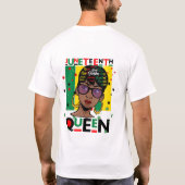 ジュネクィーンメラニンシスタブラックガール魔法 Tシャツ (裏面)