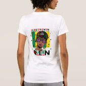 ジュネクィーンメラニンシスタブラックガール魔法 Tシャツ (裏面)