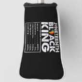 ジュネクサブラックキング栄養事実メラニン ゴルフヘッドカバー (回転90)