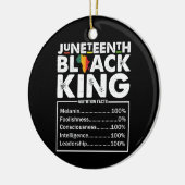 ジュネクサブラックキング栄養事実メラニン セラミックオーナメント (左)